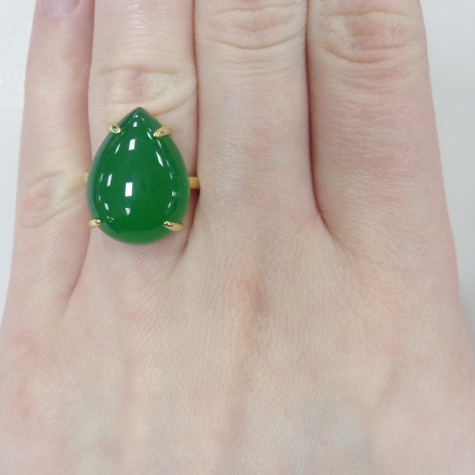 Серебряное кольцо с халцедоном